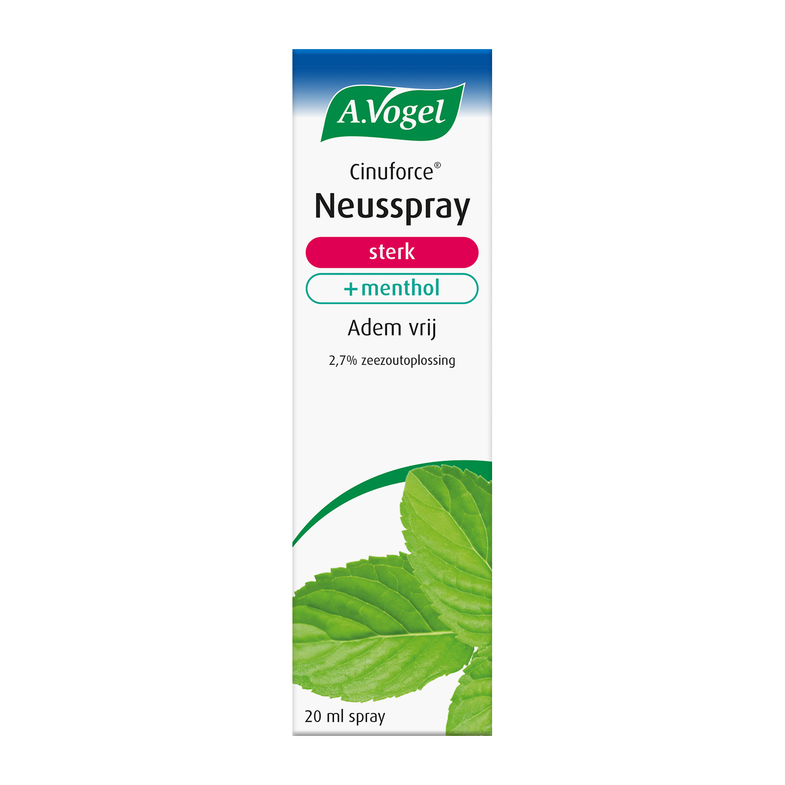 A Vogel Cinuforce neusspray sterk met menthol 20 ml