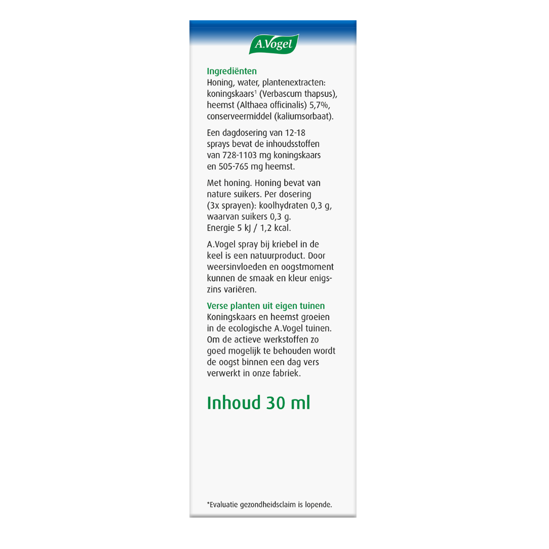 A Vogel Hoestspray droge hoest en kriebelhoest 30 ml