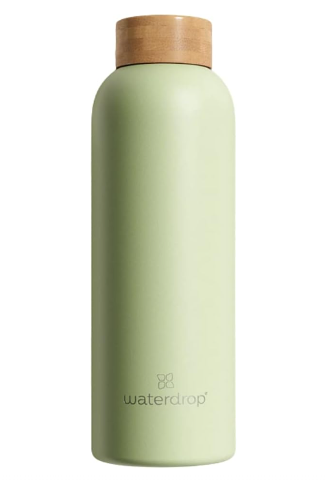 Waterdrop RVS Thermo Steel Pastel Olive 600 ml