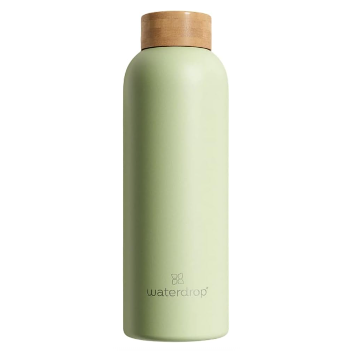 Waterdrop RVS Thermo Steel Pastel Olive 600 ml