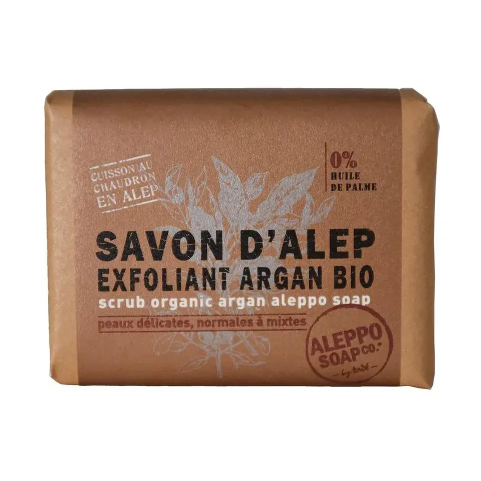 Aleppo Soap Co Aleppo zeep exfoliant argan 100 gram