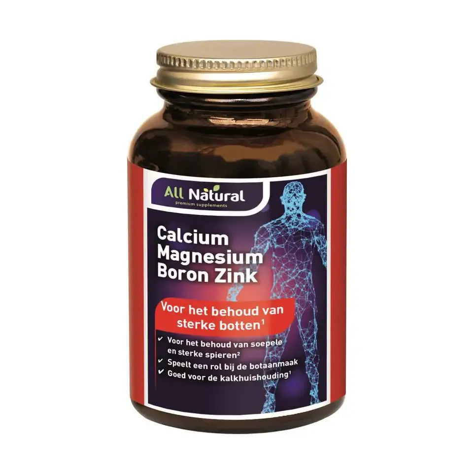 All Natural Calcium magnesium boron zink 90 tabletten