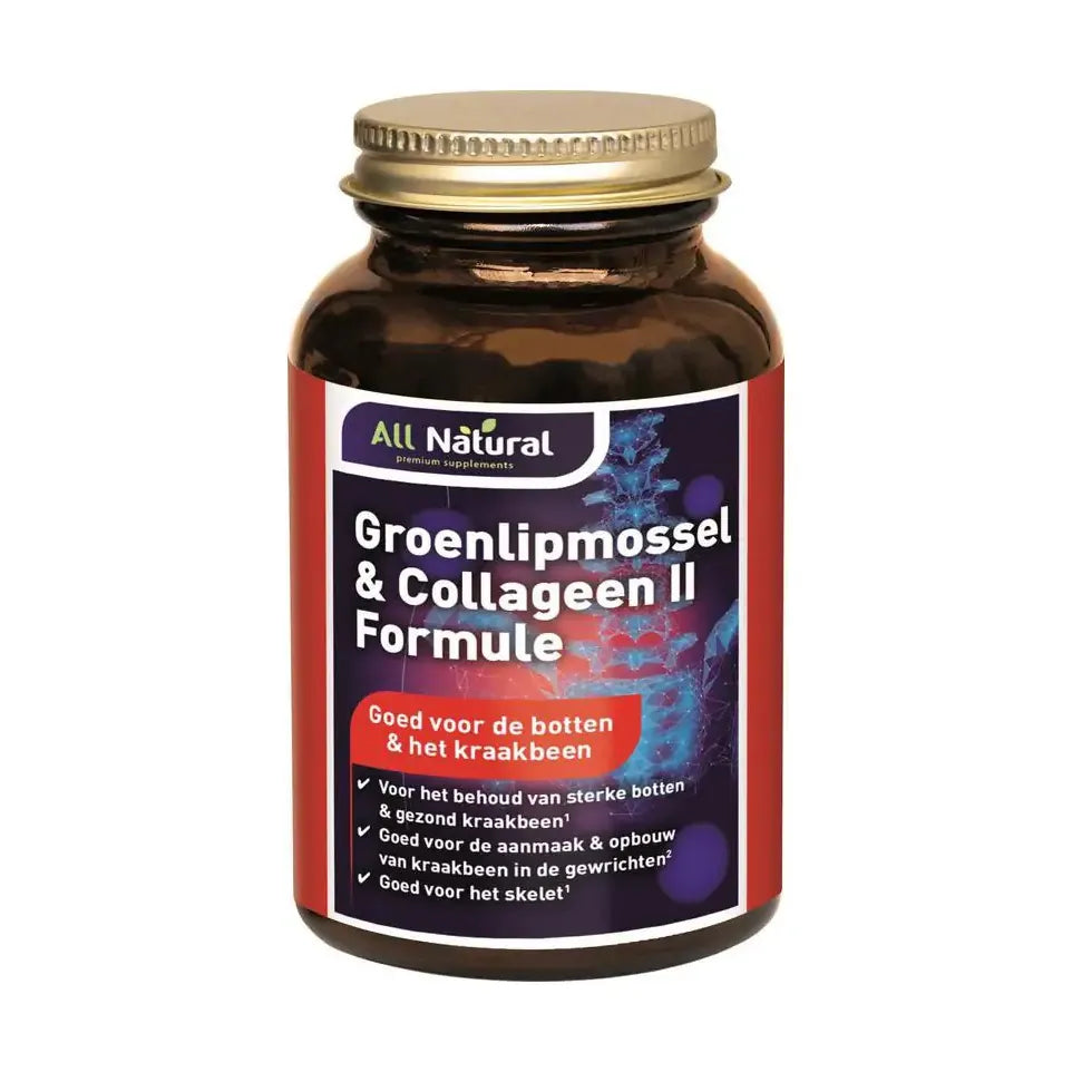 All Natural Groenlipmossel & collageen II formule 60 tabletten