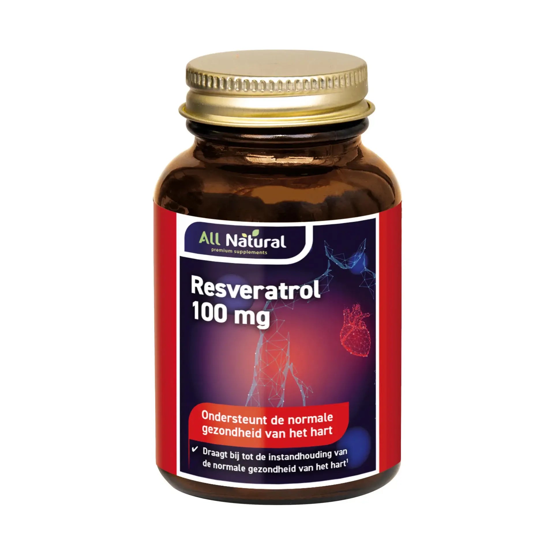 All Natural Resveratrol 100 mg 60 capsules