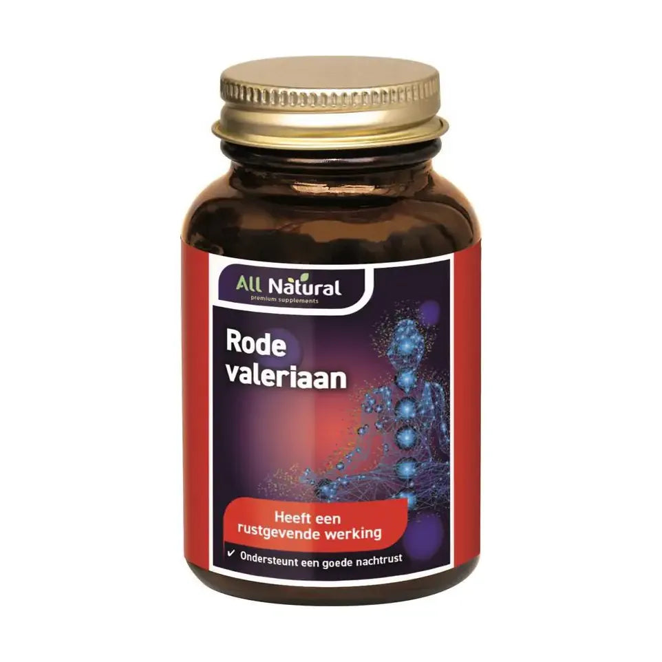 All Natural Rode valeriaan 100 dragees