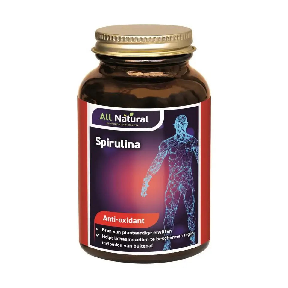 All Natural Spirulina 580 mg 200 tabletten