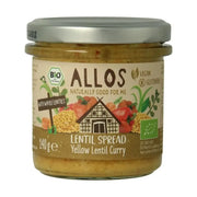 Allos Linzenspread gele curry 140 gram