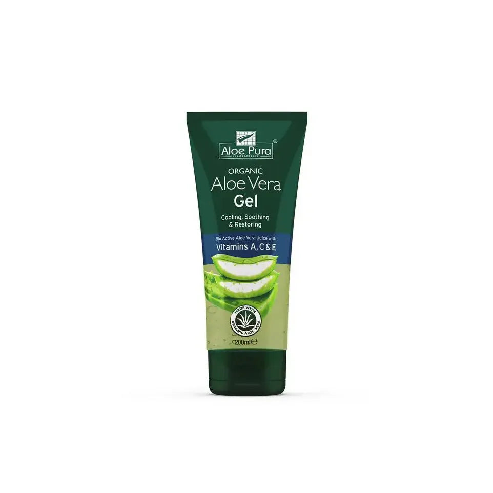 Optima Aloe pura aloe vera gel organic vitamine A C E 200 ml