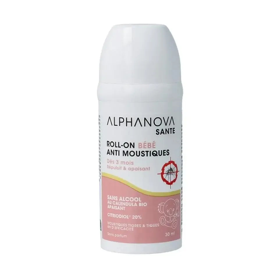 Alphanova Baby roll-on anti muggen biologisch 50 gram
