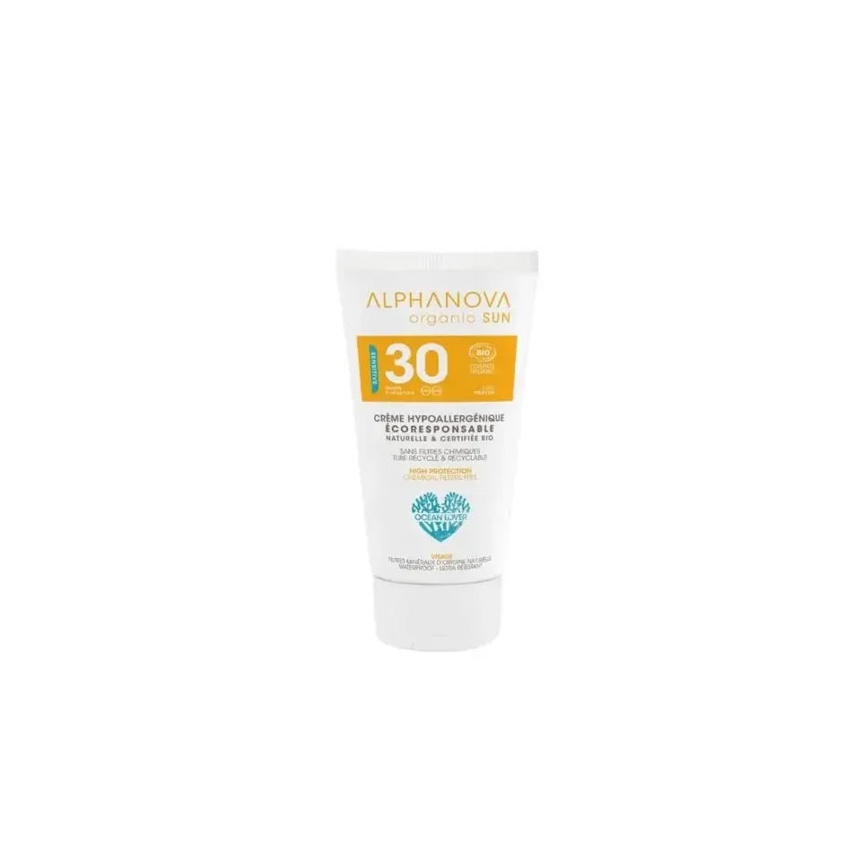 Alphanova Sun creme bij zonne allergie en waterproof SPF30 50