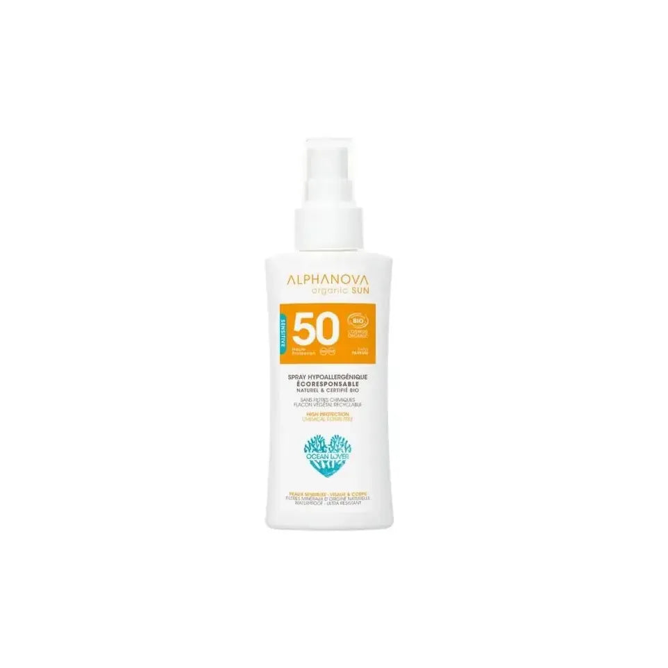 Alphanova Sun spray gevoelige huid SPF50 90 gram