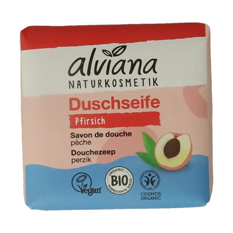 Alviana Douchezeep bodywash bar perzik 100 gram