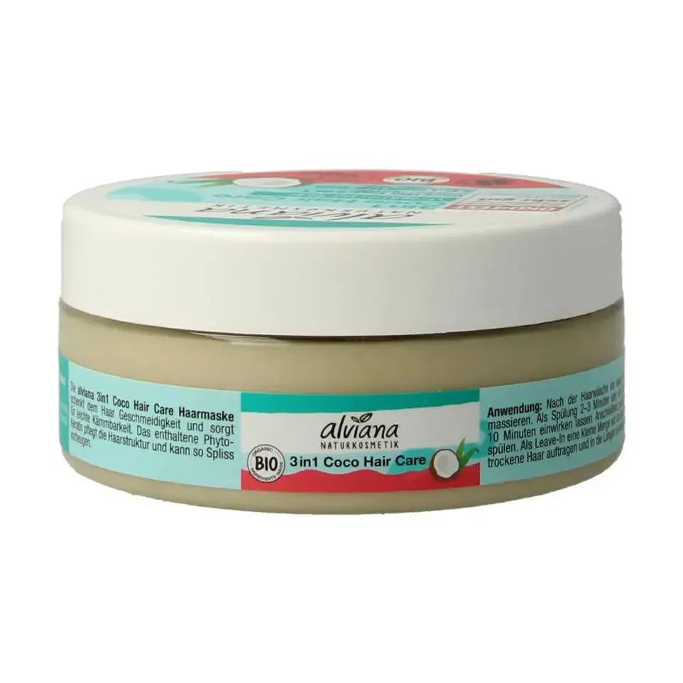 Alviana Haarmasker 3in1 met kokosolie 150 ml