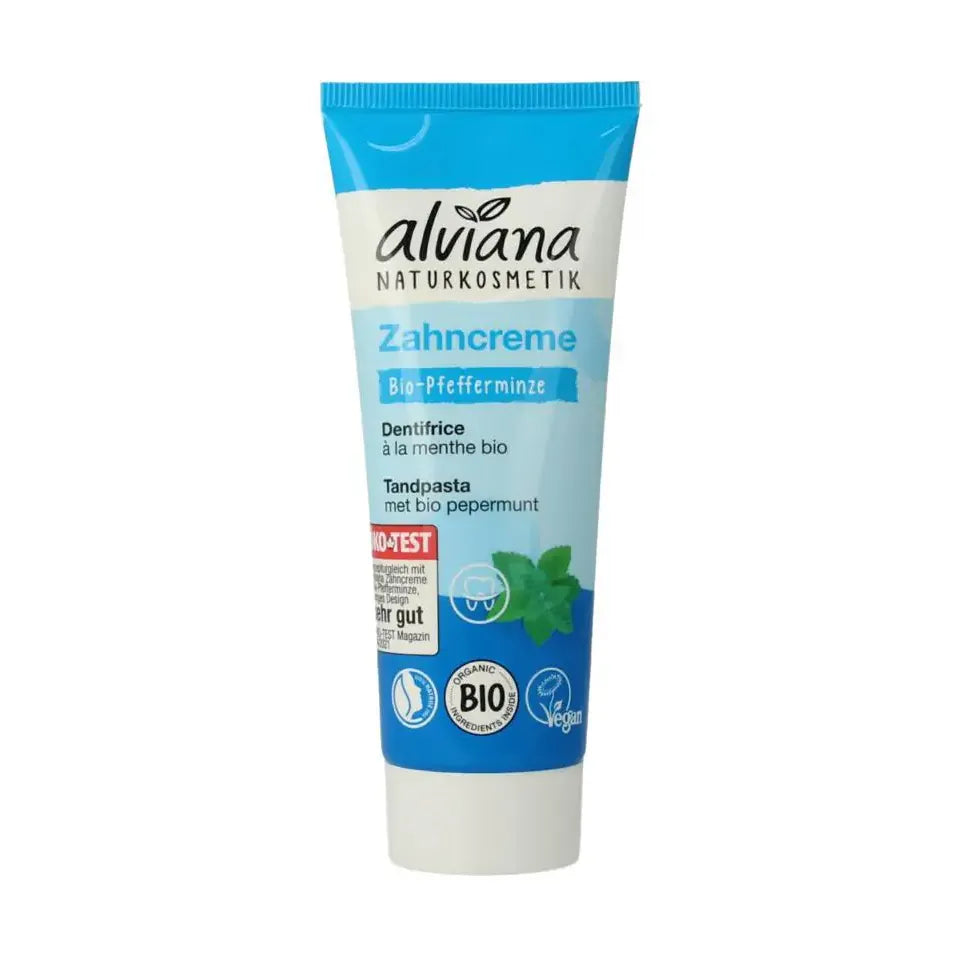 Alviana Tandpasta met munt 75 ml
