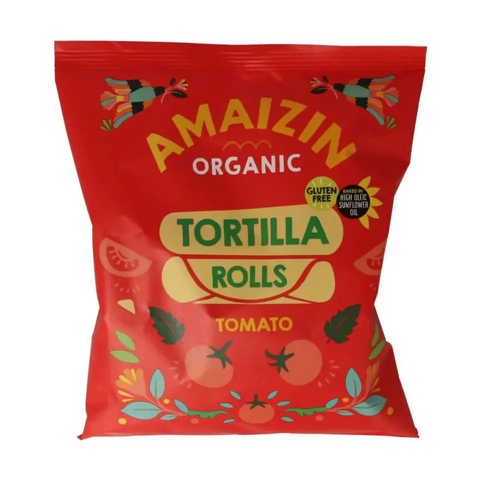Amaizin Corn rolls tomaat 100 gram