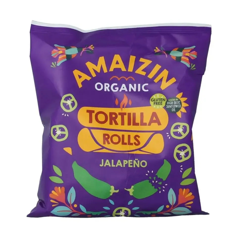 Amaizin Maischips jalapeno biologisch 100 gram