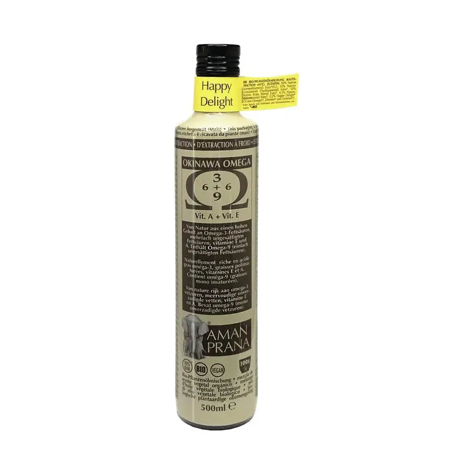Amanprana Happy delight okinawa olie biologisch 500 ml
