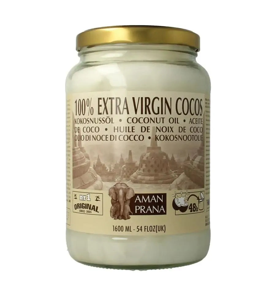 Amanprana Kokosnootolie biologisch 1600 ml