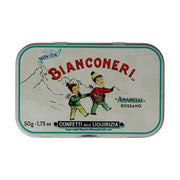 Amarelli Laurierdrop blikje pepermunt wit 50 gram