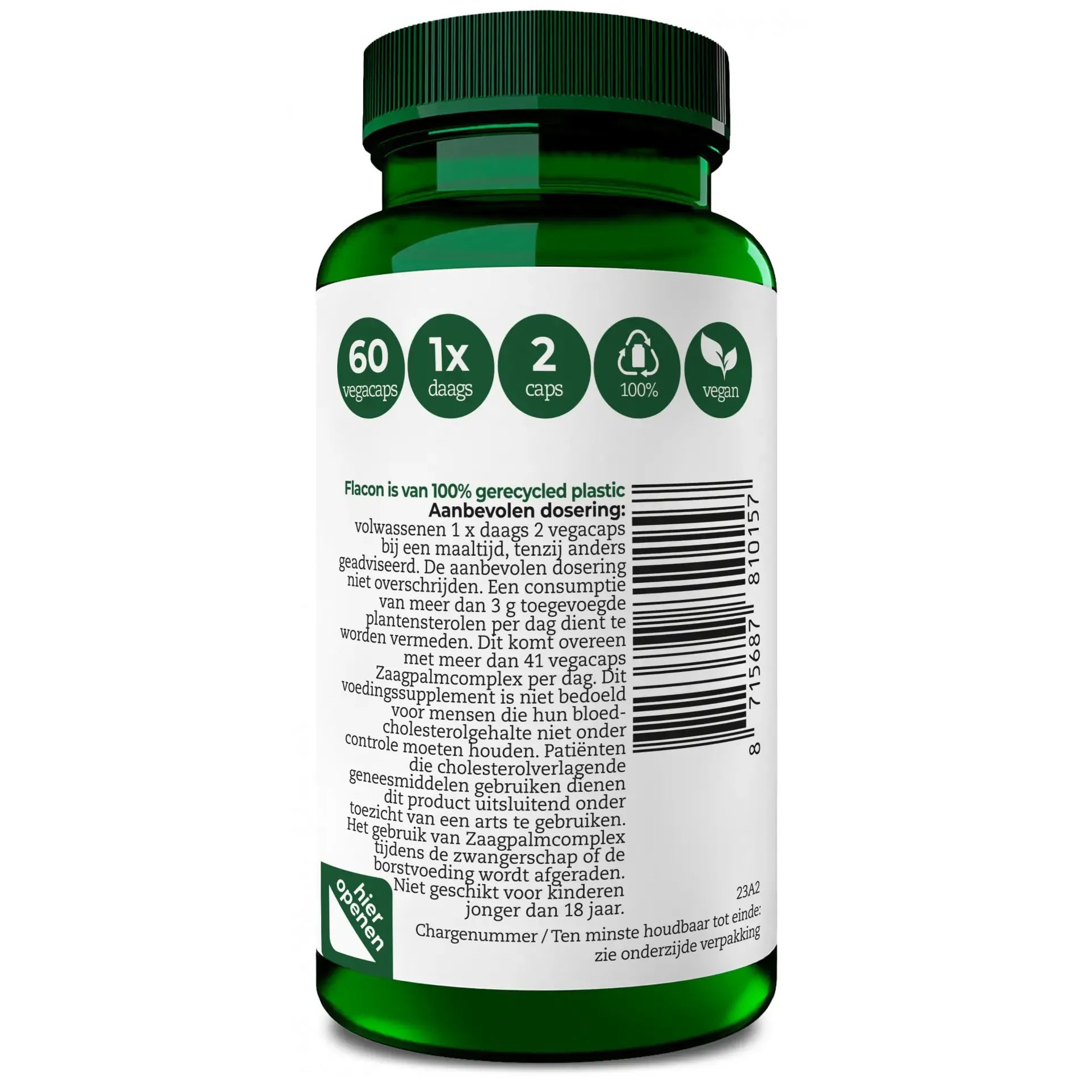 AOV 1015 Zaagpalm complex 60 vcaps