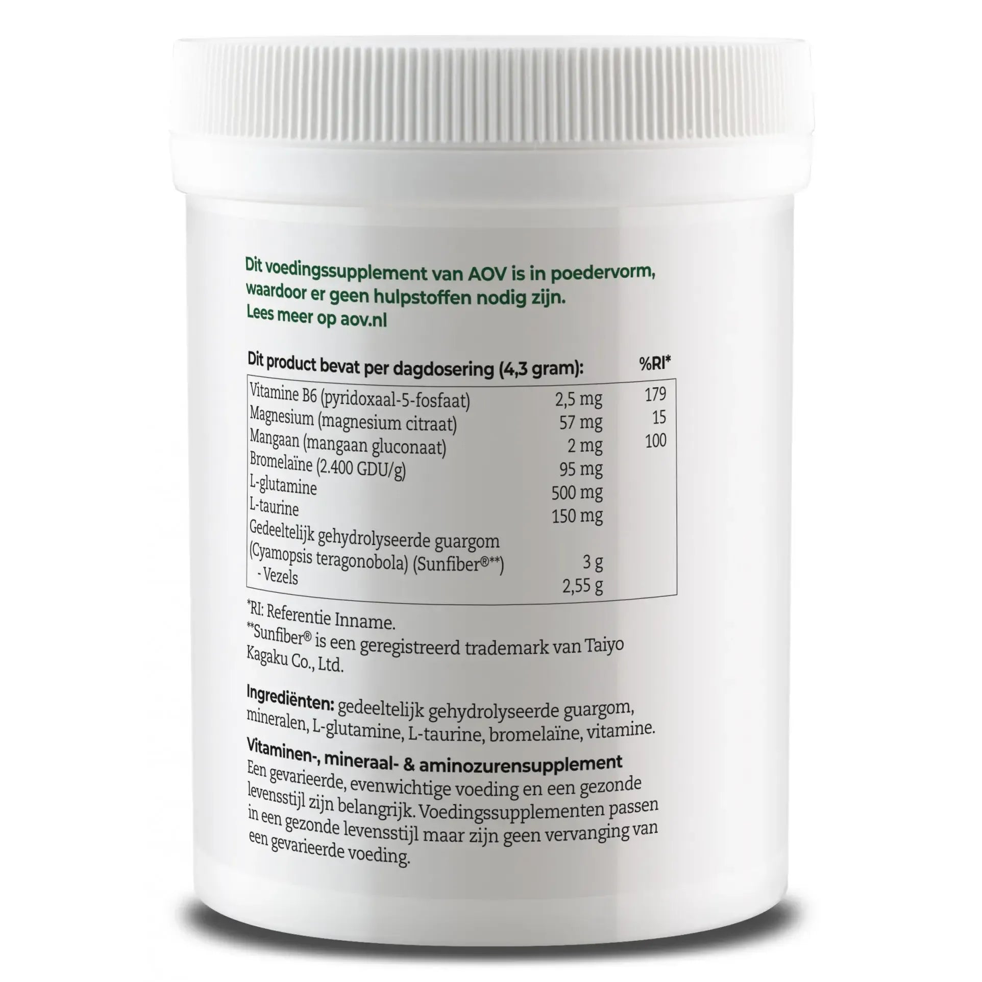 AOV 103 L-Glutamine complex 190 gram