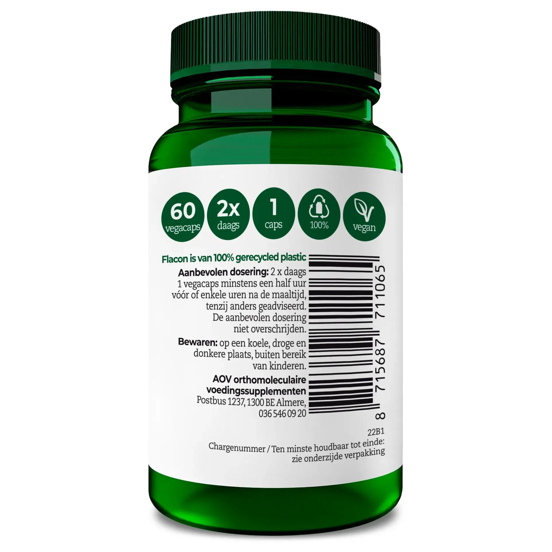 AOV 1106 Beta 1.3 glucaan 60 vcaps