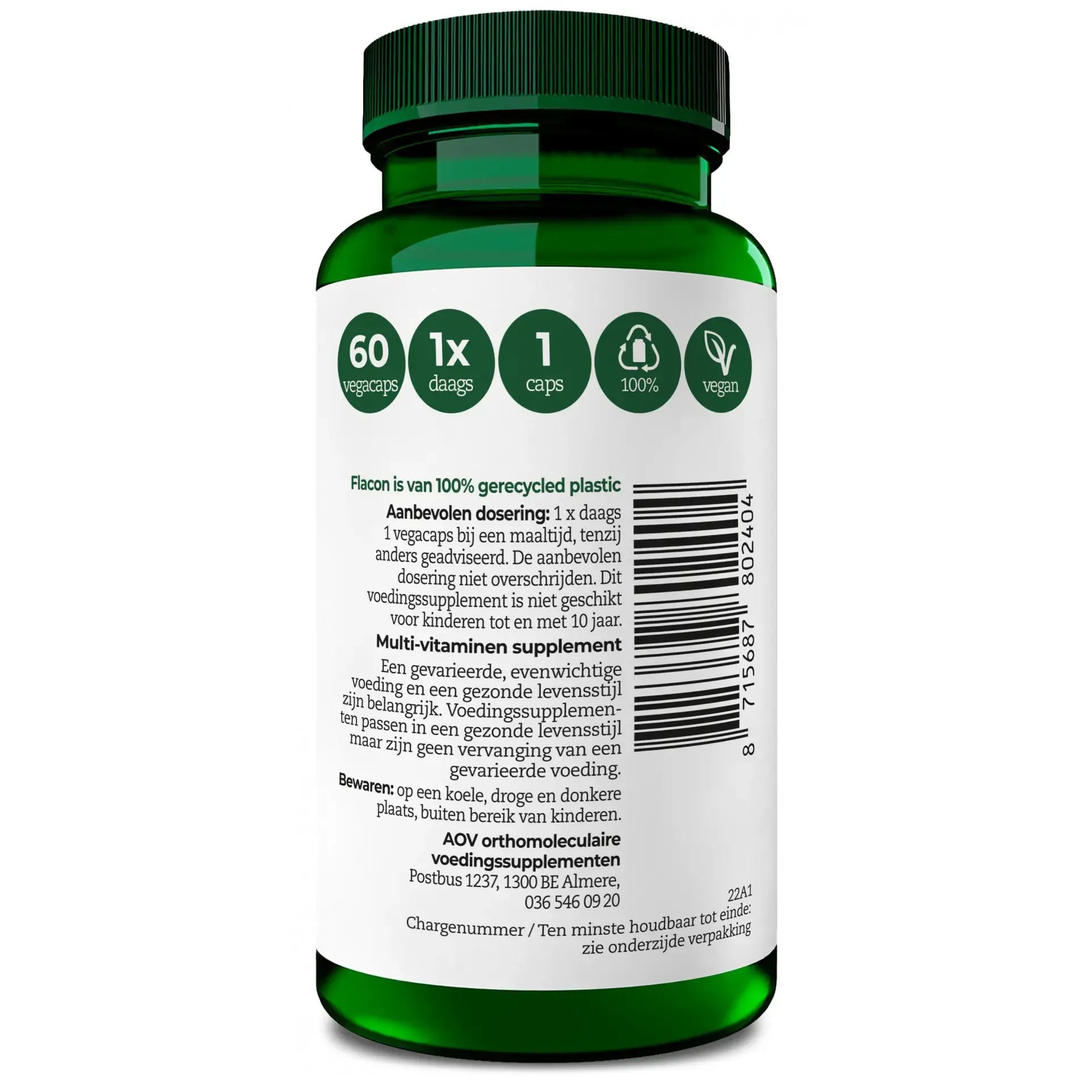 AOV 240 Vitamine B complex 60 vcaps