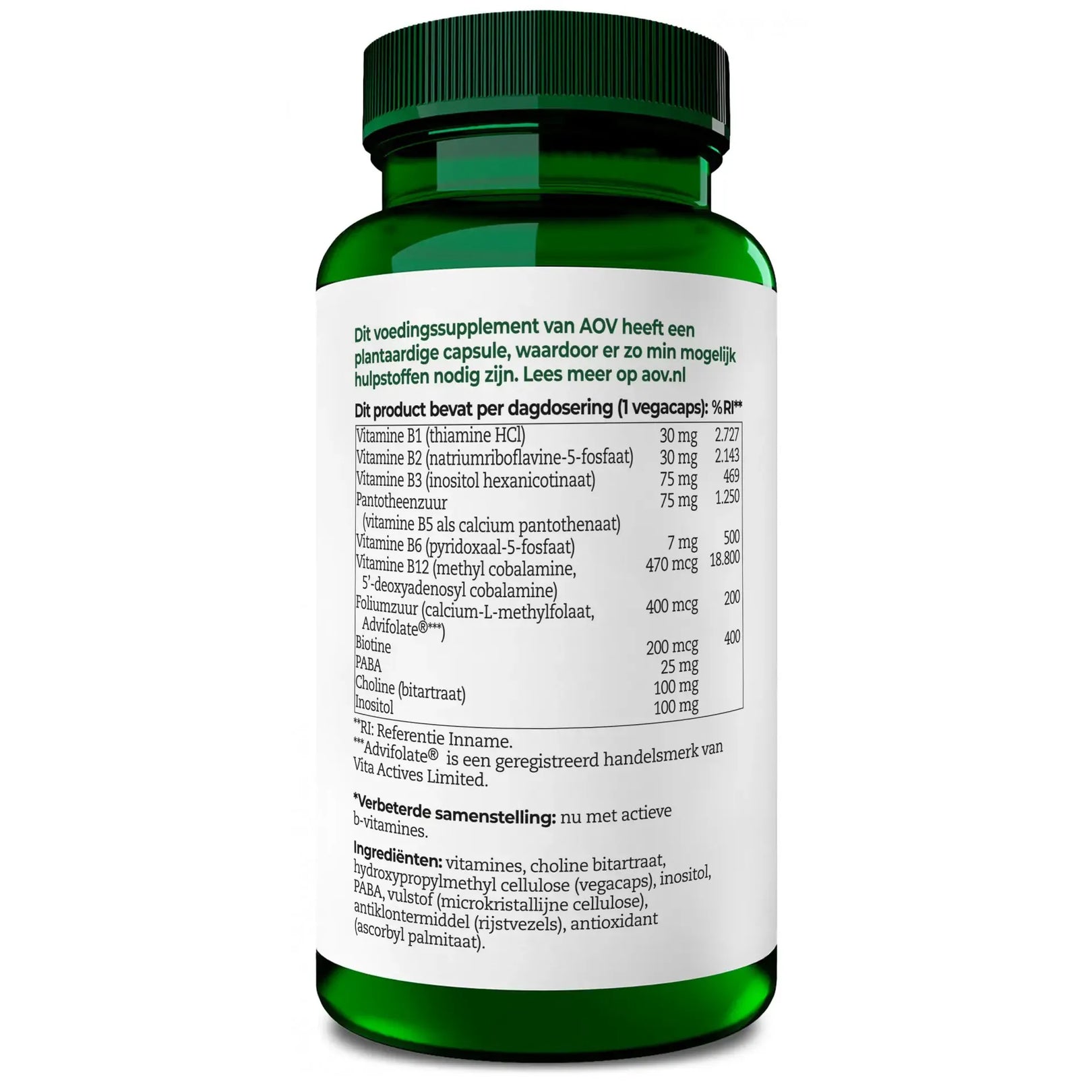 AOV 240 Vitamine B complex 60 vcaps