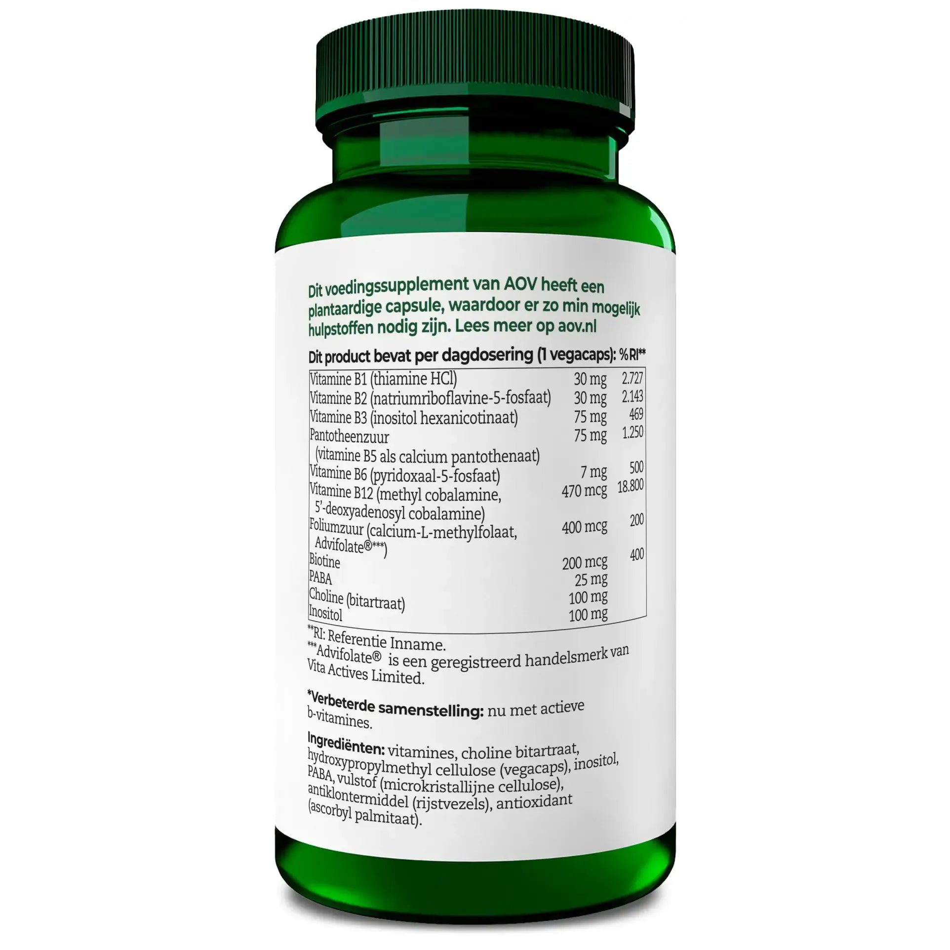 AOV 240 Vitamine B complex 60 vcaps