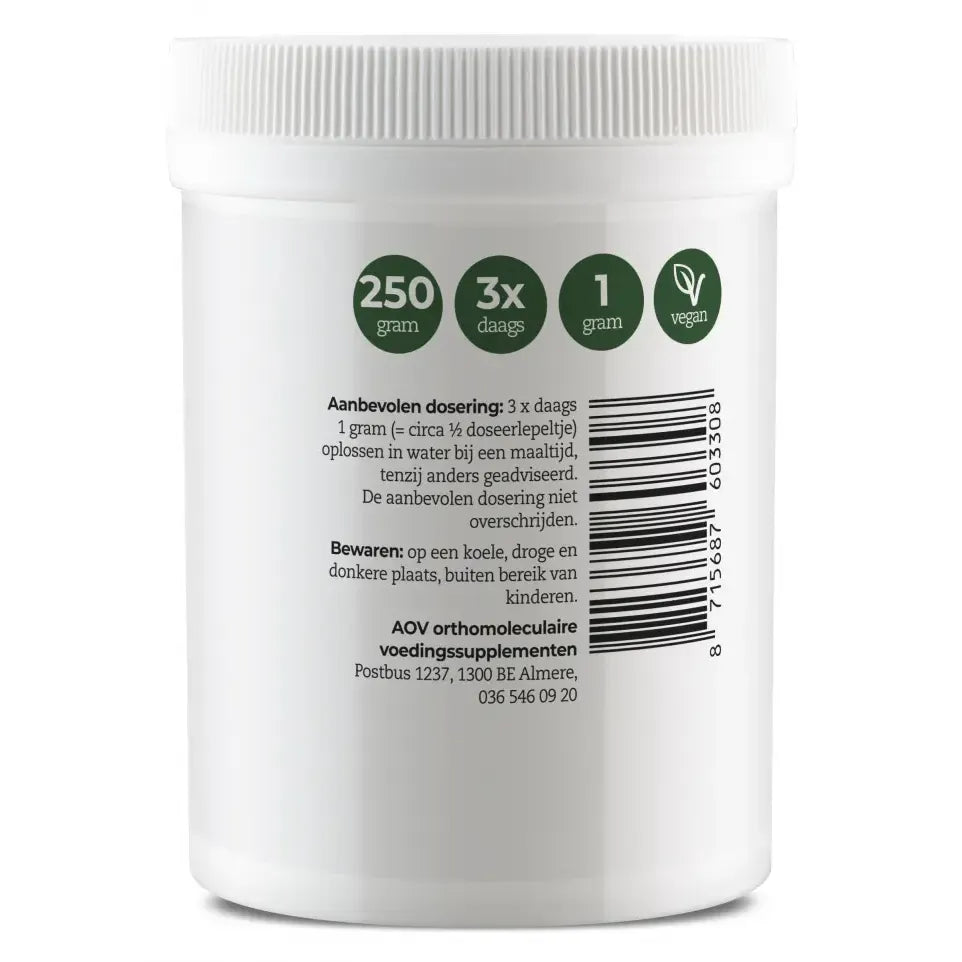 AOV 330 Vitamine C Ascorbinezuur 250 gram