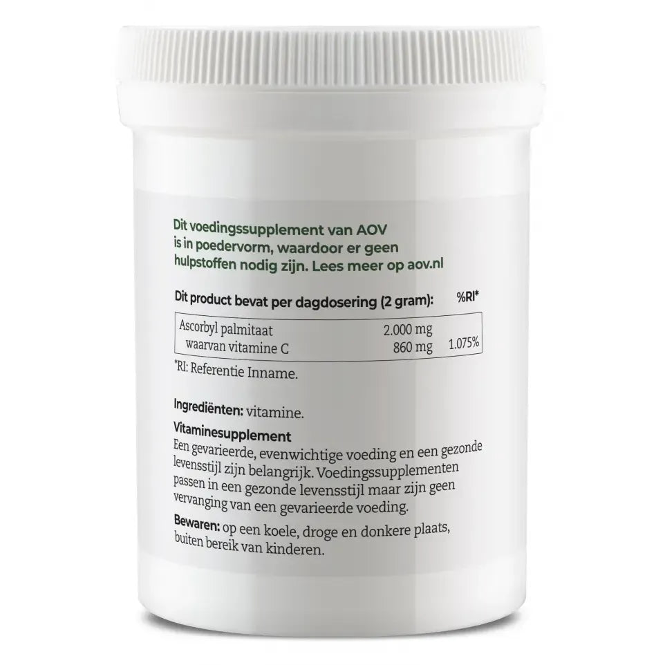 AOV 333 Vitamine C ascorbyl palmitaat 60 gram