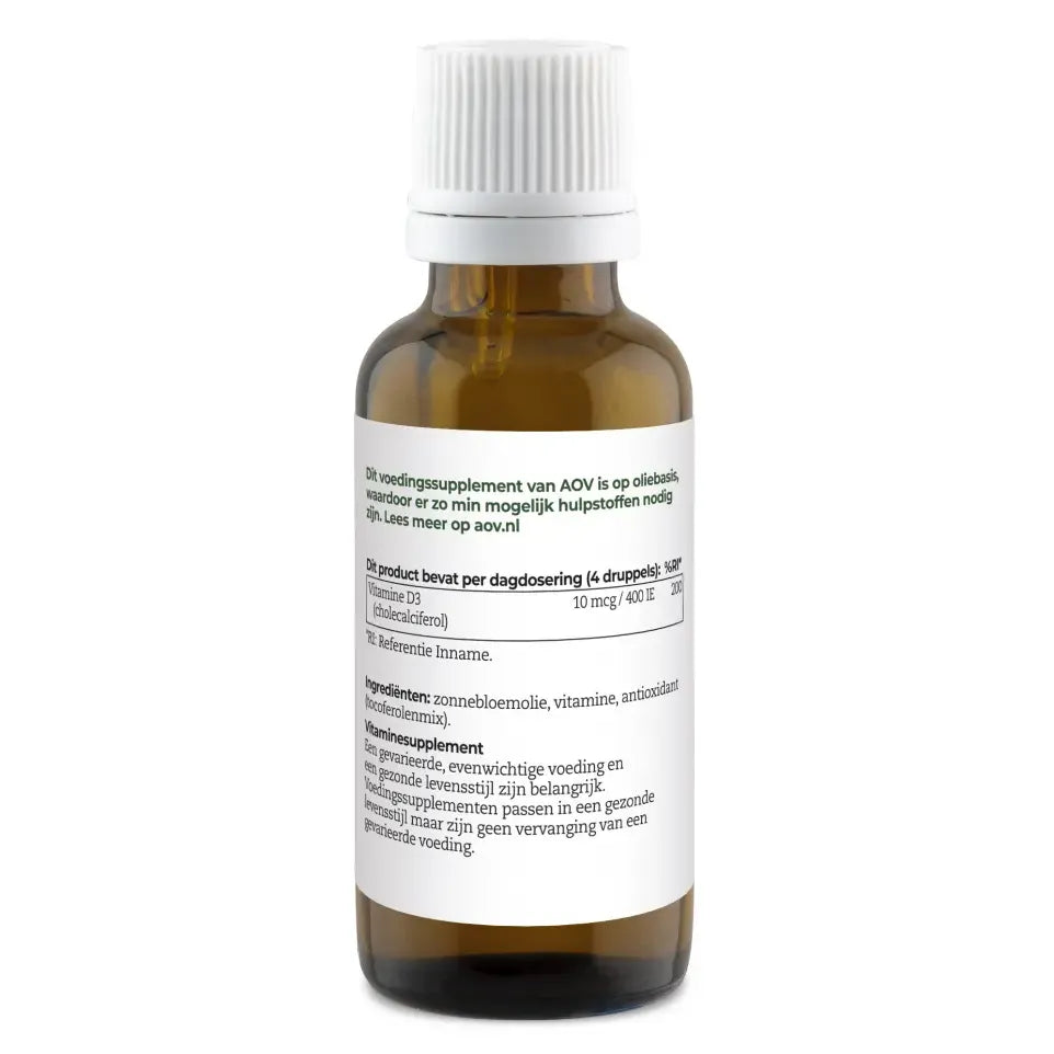 AOV 408 Vitamine D3 druppels 10 mcg 25 ml
