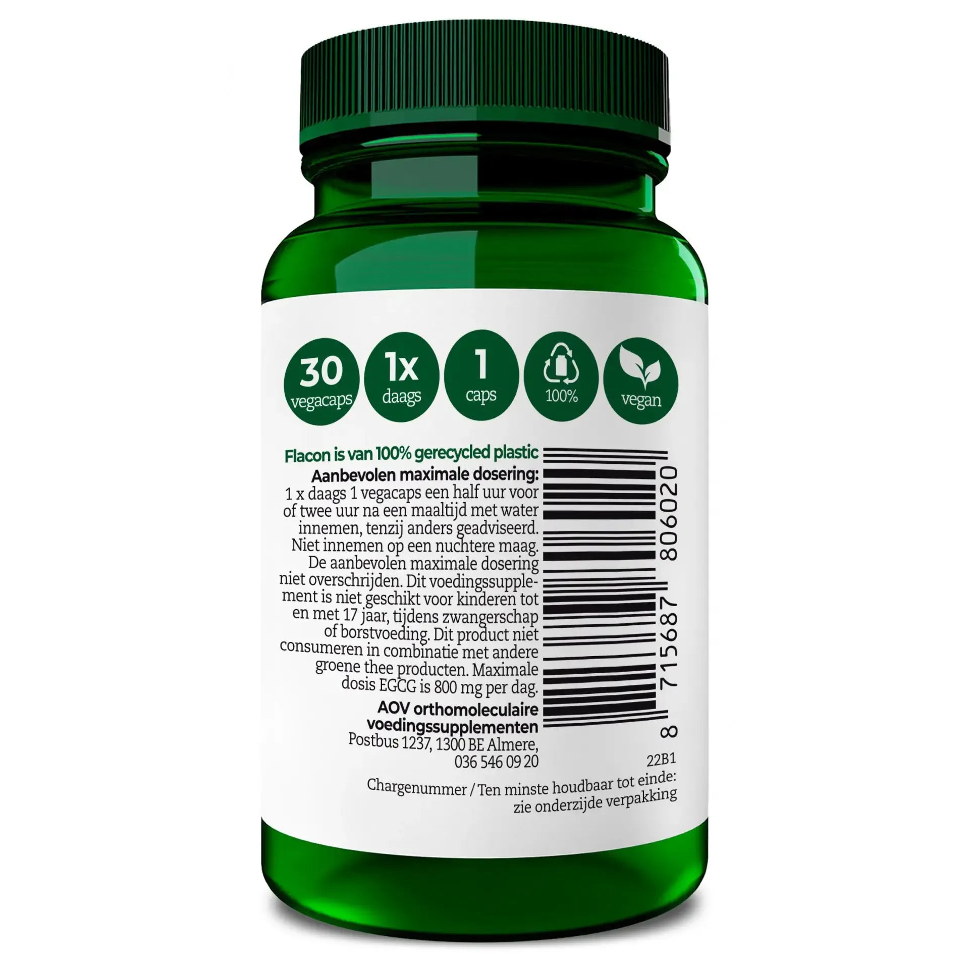 AOV 602 L-Theanine 30 vcaps