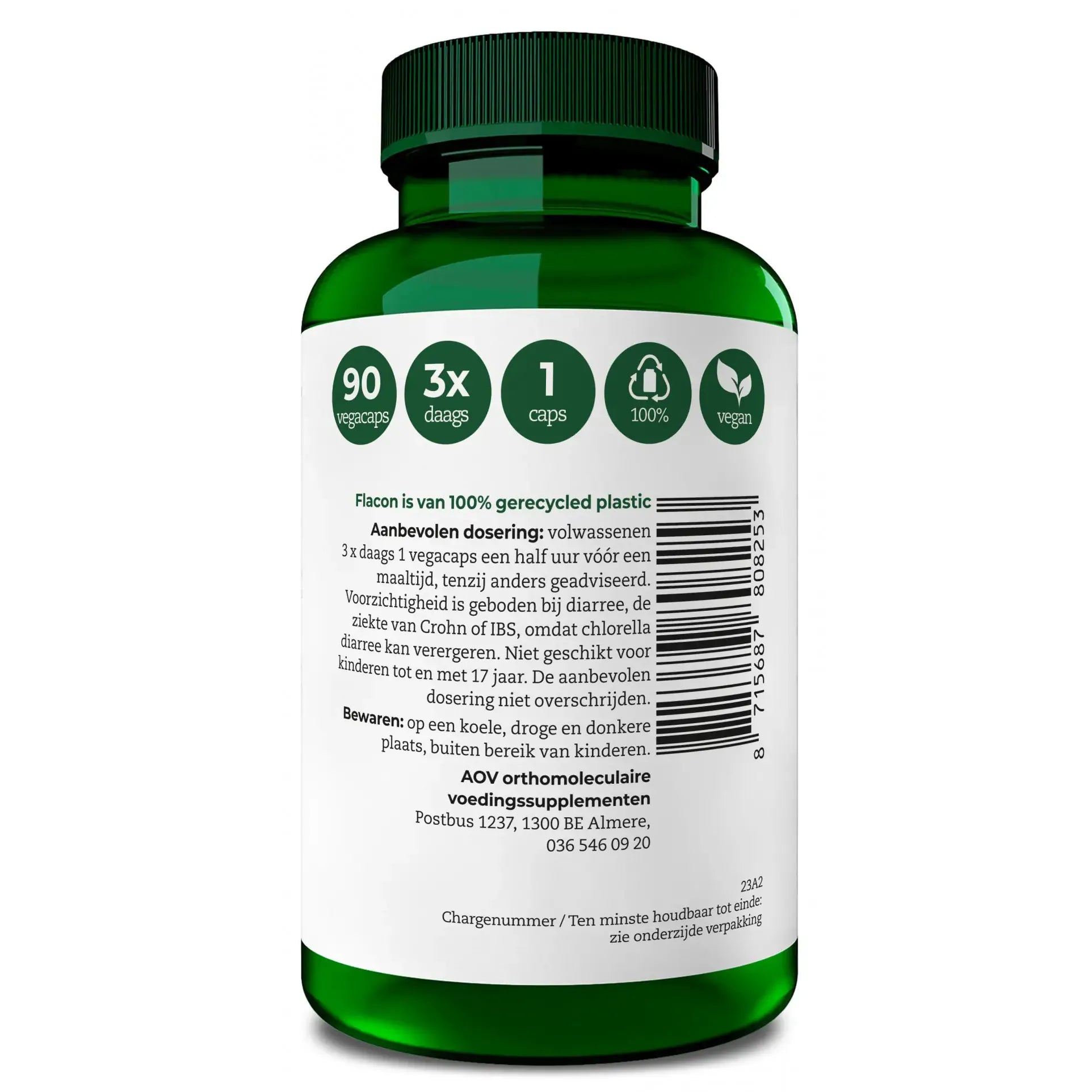 AOV 825 chlorella 90 vcaps