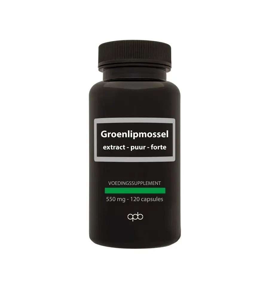 Apb Holland Groenlipmossel 550 mg puur 120 capsules