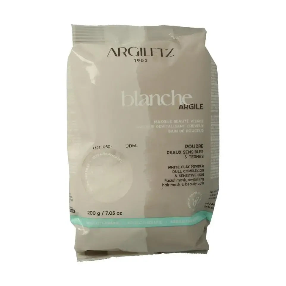 Argiletz Klei superfijn wit 200 gram