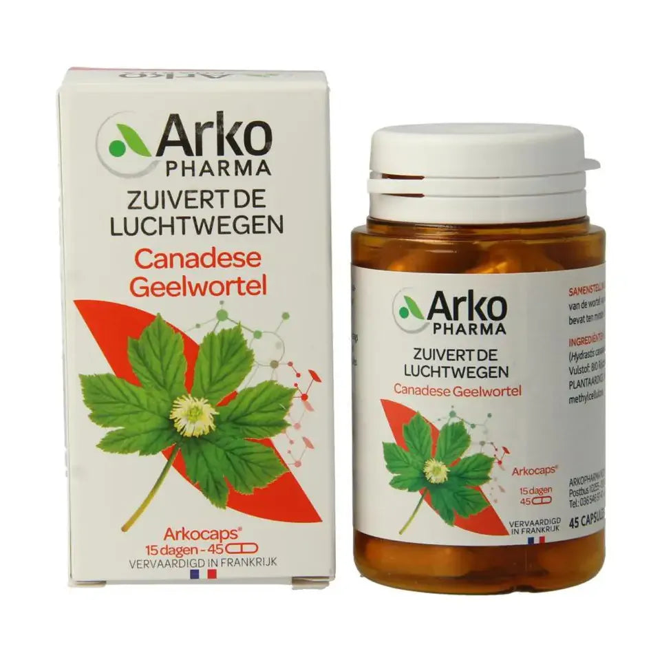 Arkopharma Arkocaps Canadese geelwortel 45 capsules