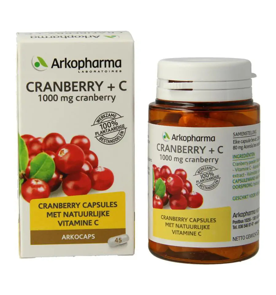 Arkopharma Arkocaps Cranberry & Vitamine C 45 capsules (afbeelding 2)