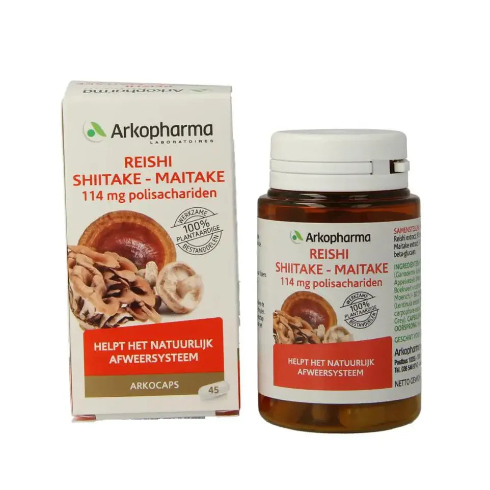 Arkopharma Arkocaps Reishi shiitake maitake 45 capsules