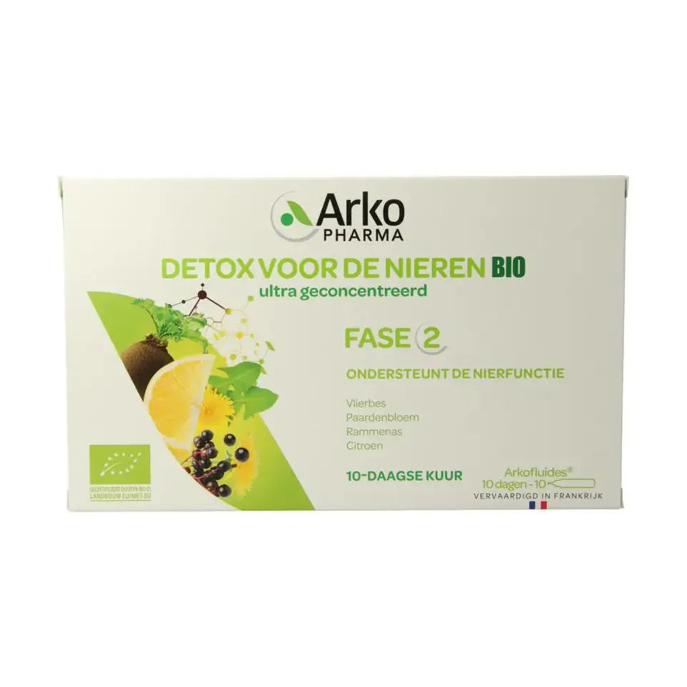 Arkopharma Arkofluids Detox nieren 10 ampullen