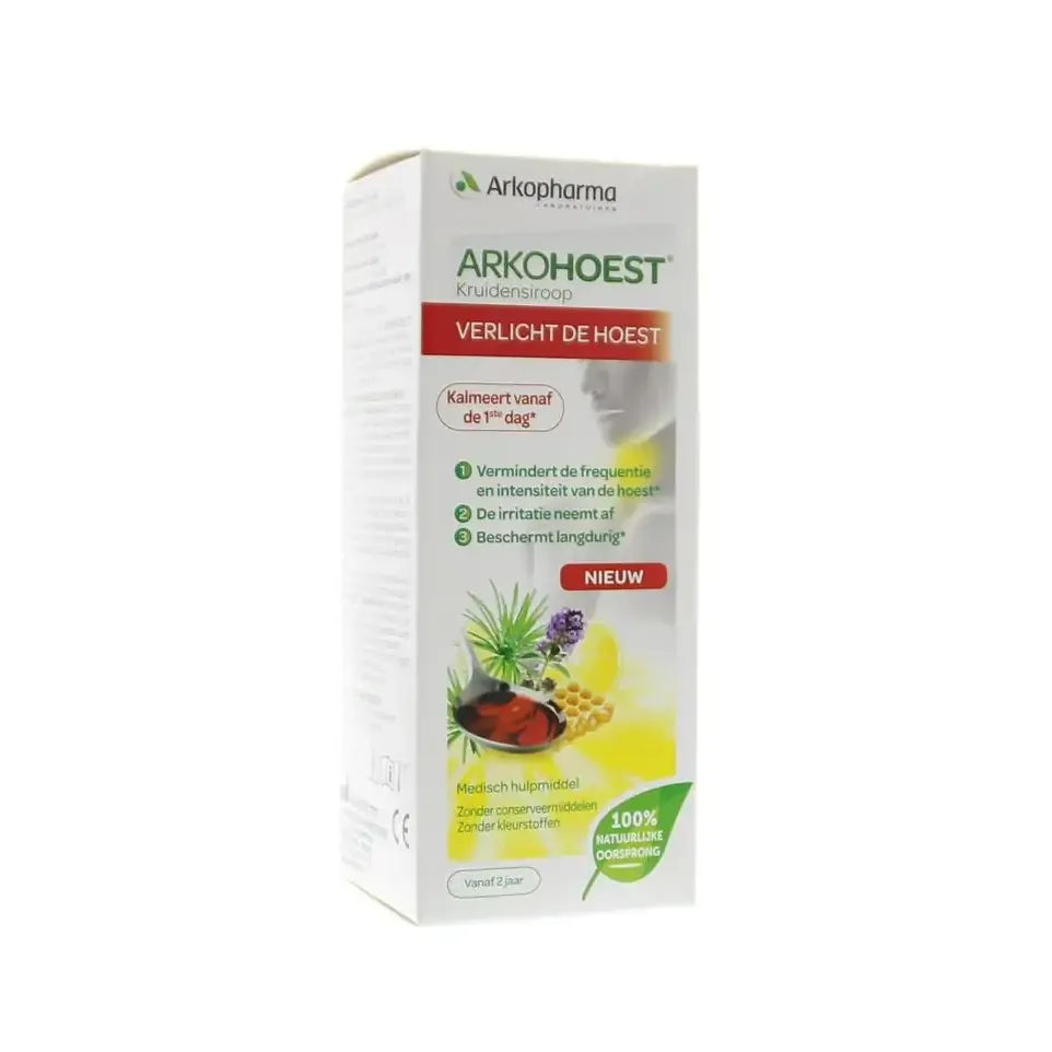 Arkopharma Arkohoest Kruidensiroop gezoet met honing 140 ml