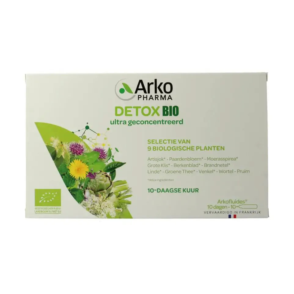 Arkopharma Detox drinkampullen 15 ml 10 ampullen