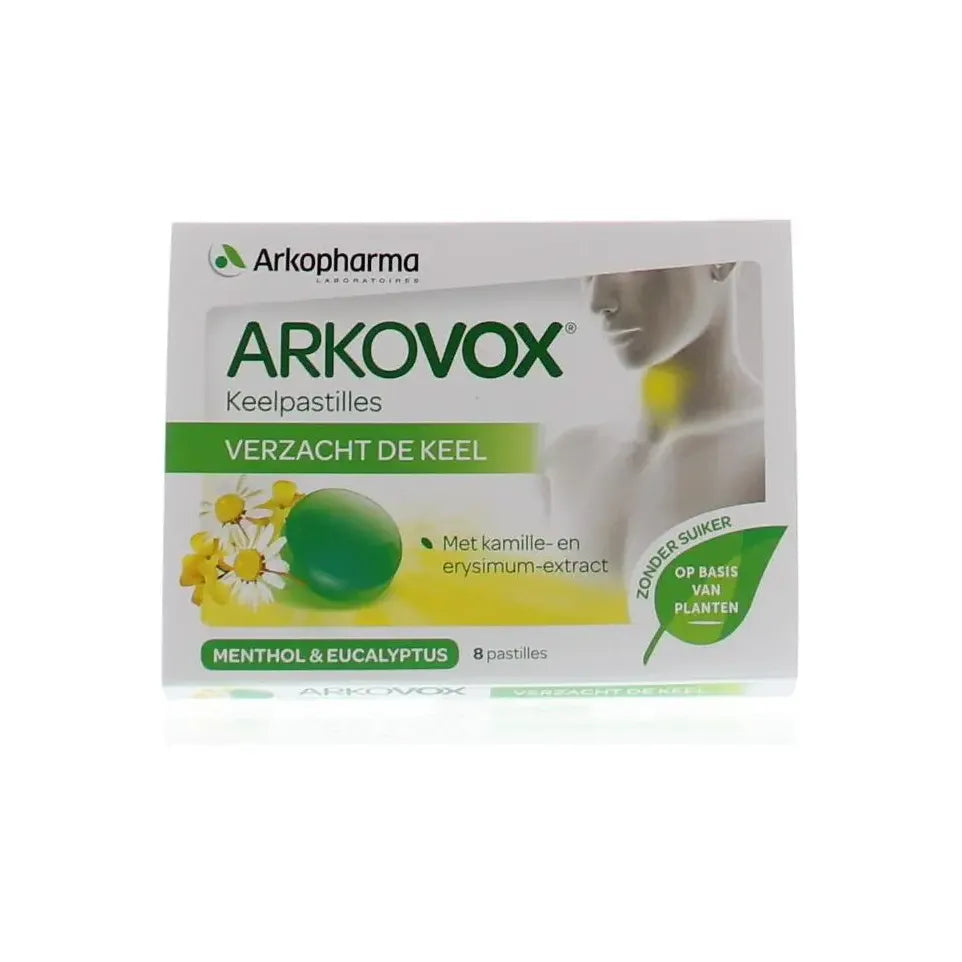 Arkopharma Arkovox Menthol eucalyptus keel 8 pastilles