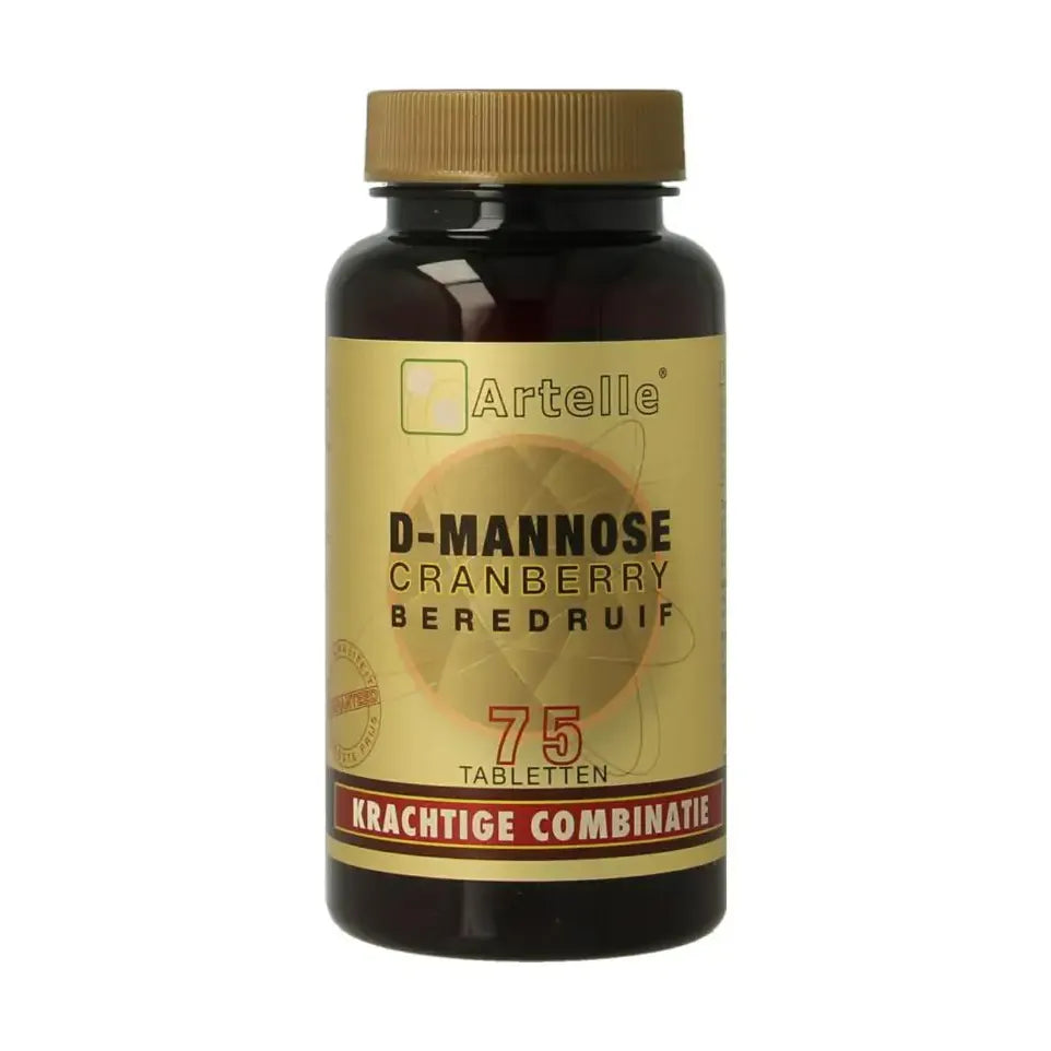 Artelle D-Mannose cranberry berendruif 75 tabletten