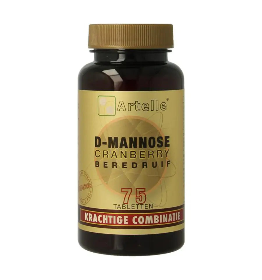Artelle D-Mannose cranberry berendruif 75 tabletten