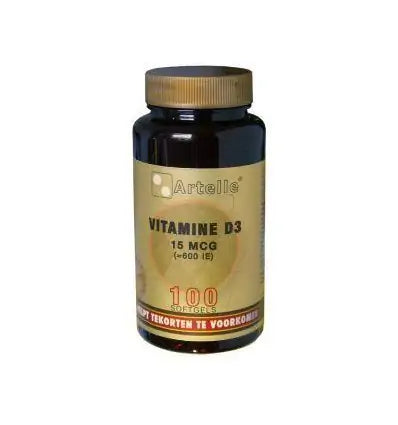Artelle Vitamine D3 15 mcg 100 capsules