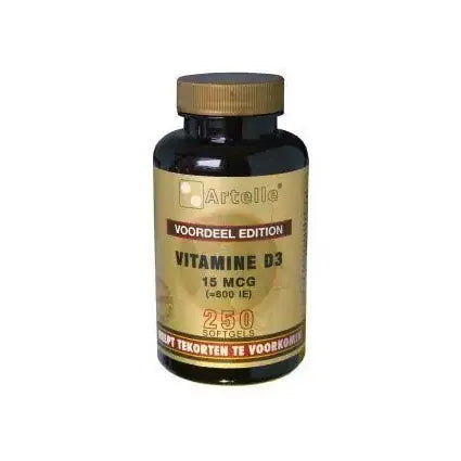 Artelle Vitamine D3 15 mcg 250 softgels