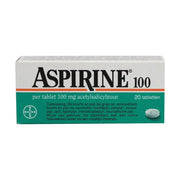 Aspirine Acetylsalicylzuur 100 mg 20 tabletten