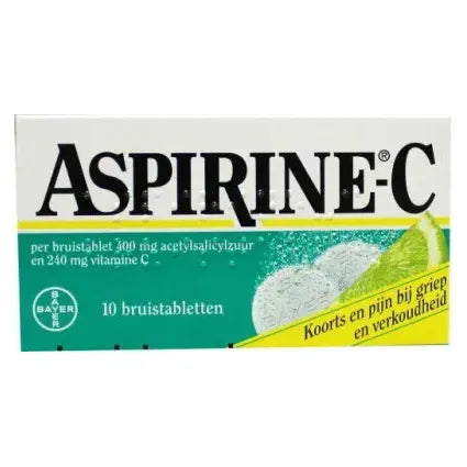 Aspirine Bruistablet 400 mg acetylsalicylzuur en 240 mg vit C