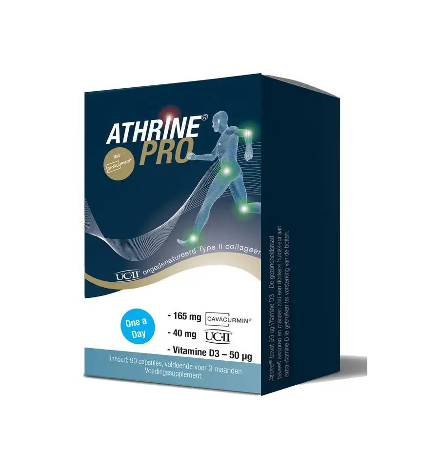 Athrine PRO - UC-II Cavacurmin en Vitamine D3 90 capsules